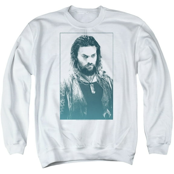 Aquaman Movie Salt Of The Sea Adult Crewneck Sweatshirt White