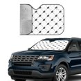 thumbnail image 3 of Kdxio Black Rabbit Print Front Windshield Sun Shade,Folding Auto Sunshade for Car Truck SUV-Small, 3 of 7