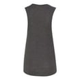 thumbnail image 3 of Ladies' Flowy Scoop Muscle Tank - DARK GRY HEATHER - 2XL, 3 of 5