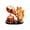 #A01-Cat, variant on Cute Fox Campfire Resin Tealight Holder, Animal Camping Marshmallow Stick Candle Holder, Rustic Desktop Home Decor for Living Room Bedroom