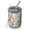 Pioneer Flower Floral-2, variant on 12oz Coffee Tumblers Pioneer Flower Floral Print Pattern Stainless Steel Vacuum Insulated Travel Tumbler Coffee Cups Mug with Lid and Straw with Cleaning Brush for Cold & Hot Drinks