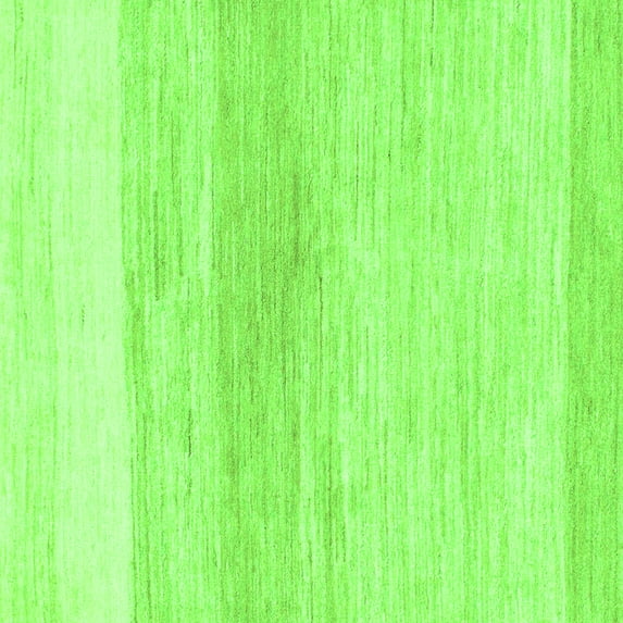 Ahgly Company Indoor Square Solid Green Modern Area Rugs, 4' Square