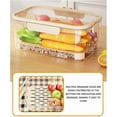 thumbnail image 2 of Outdoor Ice Preservation Box, Snackle Box with Handle, Double Layer Portable Kitchen Refrigerator Storage Box for Camping Picnic, 2 of 9
