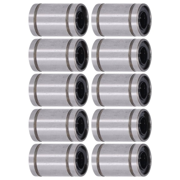 Rodamientos CNC, Rodamiento De Movimiento Lineal De Cilindro De Baja Fricción ID Prelubricado 6 Mm OD 12 Mm LM6UU Para Impresora 3D Para Control Deslizante De Ejes ópticos