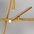thumbnail image 2 of 36250-035 Eurofase Lighting Crossroads Chandelier 10 Light Metal-Antique Brass Finish, 2 of 4