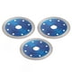 thumbnail image 4 of Sierra 3 Uds Hojas De Sierra De Diamante Azulejo Cerámica Porcelana Mármol Disco De Corte Herramienta 105x10x20mm, 4 of 7
