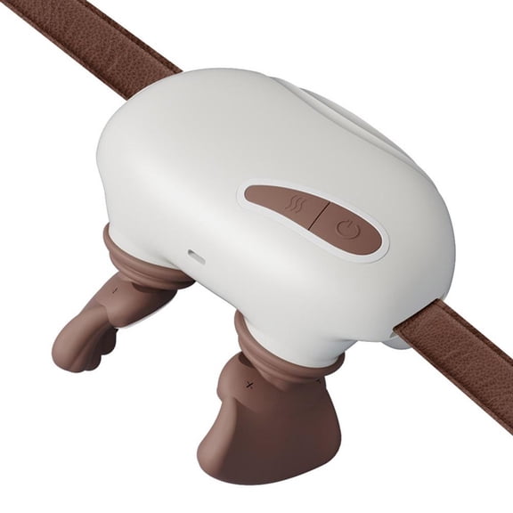 Portable Neck Massager, Shiatsu Heated Massager, Electric Massage for Shoulder, Deep Tissue Kneading Massage, Simulated Hand Neck and Back Massagers for Women and Men