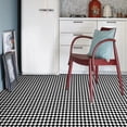 thumbnail image 4 of Abyssaly 11.8" x 11.8" 10pcs Peel and Stick Floor Tiles Self-Adhesive Waterproof Vinyl Flooring for Kitchen, Bedroom, Living Room(Black and White checkerboard design), 4 of 11