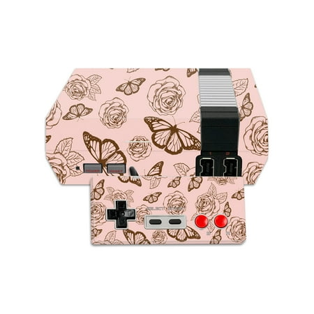 Skin Decal Wrap Compatible With Nintendo NES Classic Edition Butterfly Garden