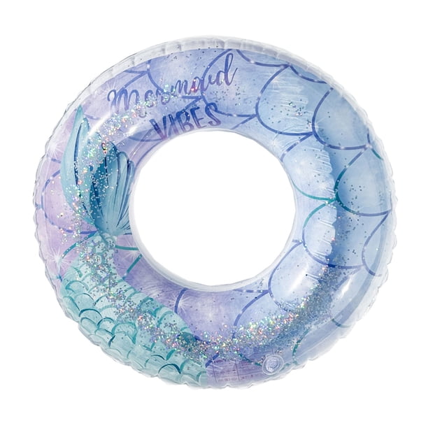 Anillo De Natación Con Lentejuelas Flotadores Inflables Para Piscina Tubo De Natación Verano Agua Playa Lago Artículos Para Fiestas