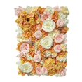 thumbnail image 3 of Artificial Silk Flowers Wall Panel Wedding Party Floral Backdrop Orange, 3 of 6