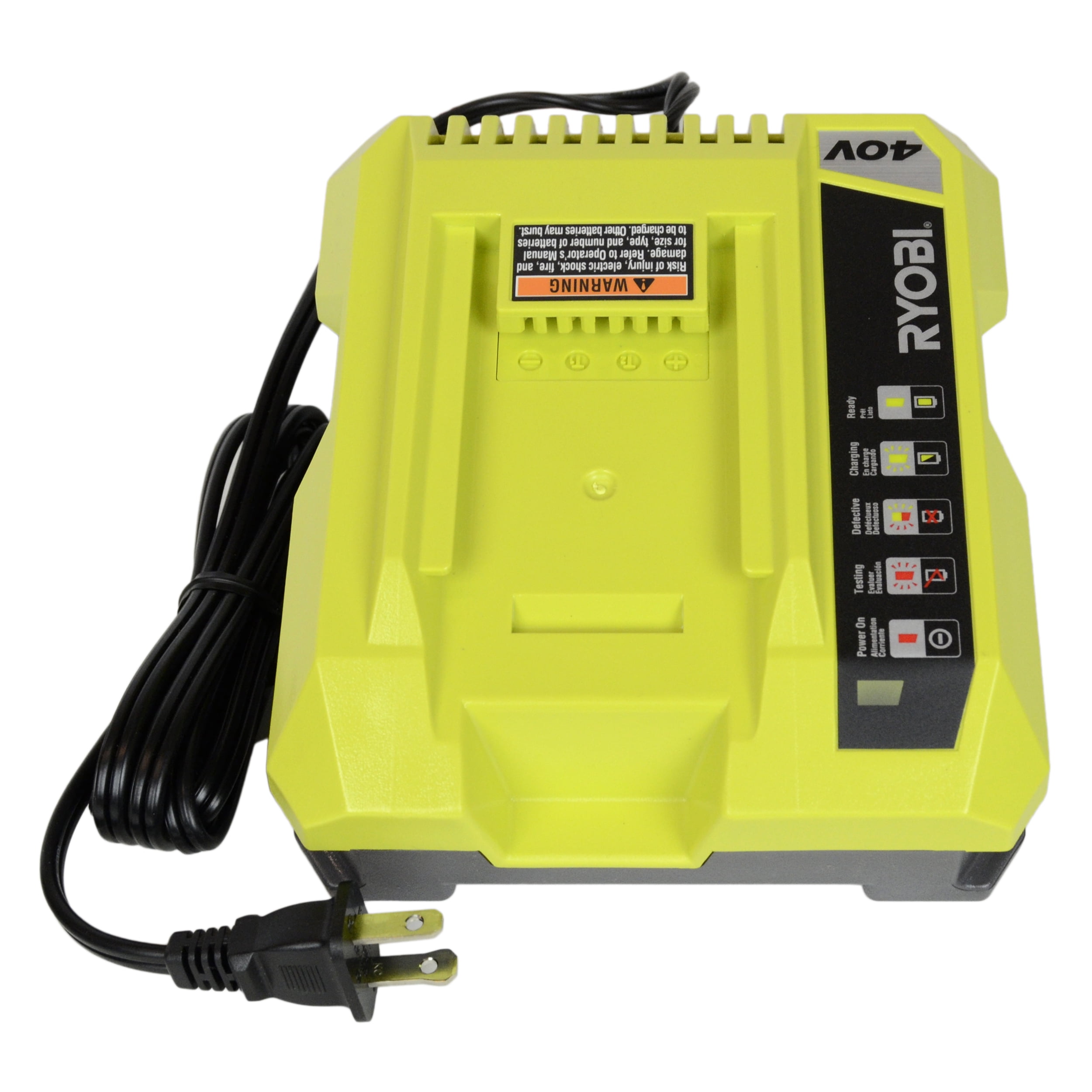 Ryobi OP401 40V Lithium Ion Power Tool Charger for Ryobi 40V Batteries Walmart