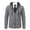 #H-Gray, variant on ZHYou Mens CoatWarm Solid Color Thick Zipper Pocket Drawstring Long Sleeves Hooded Casual Jacket