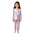 thumbnail image 2 of BOOMNY Child Girls Pajamas Sets 2 Peice Cartoon Graphic Long Sleeve Sleepwear Tops Pants Pjs Set for Kids Cozy Loungewear Homewear, 2 of 4