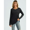 thumbnail image 6 of Womens Long Sleeve T Shirts crew Neck Loose Soft Casual Tops Fall Fashion Comfy Tees, 6 of 6