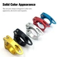 thumbnail image 1 of Ruiboury Bike Seatpost Clamp Replacement Bikes Components Modified Component Professional Solid Color Tube Clamps Fixing Accessory Black 31.8mm, 1 of 8