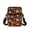 Autumn Pumpkin Leaves Pattern, variant on FUIALDOLG Mandala Floral Art Crossbody Bags Polyester Crossbody Purse for Women, with Pockets Portable Shoulder Bag