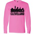 thumbnail image 3 of Inktastic Cleveland Skyline Grunge Long Sleeve T-Shirt, 3 of 5