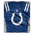 thumbnail image 1 of Northwest NFL Jeté Colts Royal Plus Raschel Taille Unique Multicolore, 1 of 1