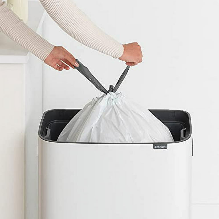 Brabantia PerfectFit Trash Bags (Size M / 16 Gallon) Thick Plastic