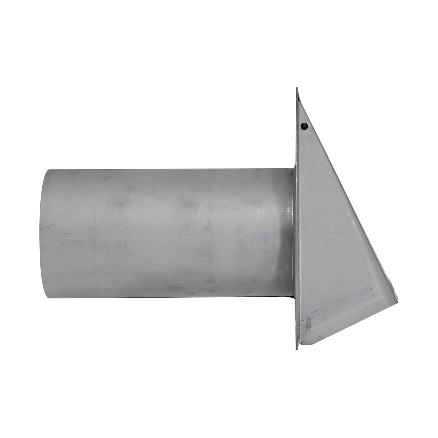 Lambro 6-In., 26-Gauge Paint-Grade Galvanized Wall Exhaust Hood Vent with Damper and 11-In. Pipe, EC-3460G-11-PG