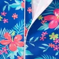 thumbnail image 6 of Hicidod Girls One Piece Swimsuits Long Sleeve Swimwear Upf50+ Kids Floral Printed Zipper Sun Protection Surfing Bathing Suits Sizes 4-12Y, 6 of 9