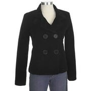 Juniors Plush Pea Coat