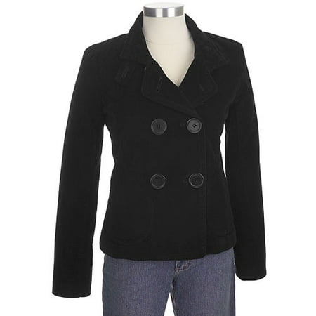 Juniors Plush Pea Coat