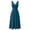 Navy, variant on Tqcoqu Women's V Neck Wrap Sleeveless Midi Dress,Fitted Waist A-Line Casual Cocktail Dresses,2026 Spring Fall Trendy Clothes,Black Women's S-XXXL
