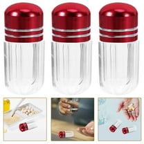 Niceauty HOMEMAXS 20pcs Travel Pill Bottle Pocket Case Empty Container for Pills