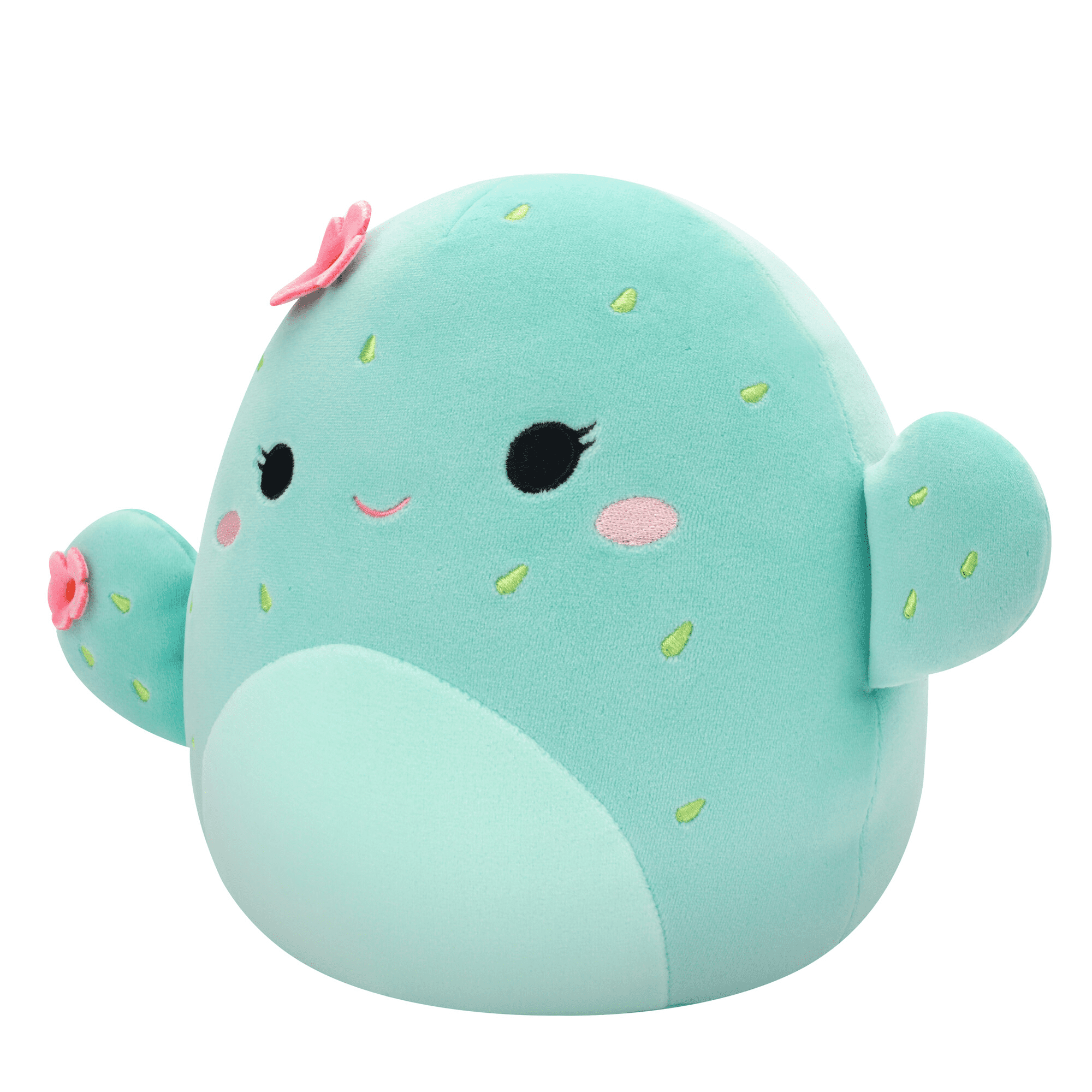 Squishmallows 7.5" Plush - Graciela the Mint Barrel Cactus with Pink Flowers