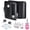 Black, variant on MOTMAX RV Entry Door Lock Replacement with Paddle Handle, Deadbolt and 4 Keys for Camper Travel Trailer, White