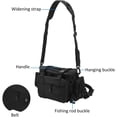 thumbnail image 3 of Fishing Bag Polyester Fishing Tackle Storage Bag Waterproof Durable Sling Backpack, 3 of 6