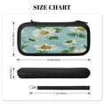 thumbnail image 4 of Daisies Flower, Carrying Case For Nintendo Switch & OLED Version, Eva Lightweight Shockproof Protective Pouch Case for Game Console & Accessories with 10 Game Card Slot & Wristband, Black, 4 of 6
