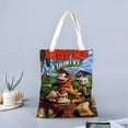 thumbnail image 2 of Donkey Kong Country Bolso de tela con estampado de lienzo para mujer, bolsa de compras reutilizable y estética, con cremallera interior, regalo para mujer, 35 × 40 cm., 2 of 6