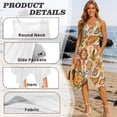 thumbnail image 4 of Yuyamidu Couples Matching Outfits Mens Beach Shirts Boho Floral Midi Dresses for Women Mens Collared Shirts Short Sleeve Button Down Asymmetrical Dress with Pockets, 4 of 7