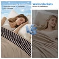 thumbnail image 2 of Black Brown Greek Key Cooling Blanket,Lightweight Summer Throw Blanket with Double Sided Cold Effect,Geometric Greece Ancient Farmhouse Geo Picnic Blankets Bed Sheet for Hot Sleepers 40"x60", 2 of 8