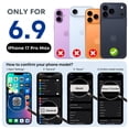 thumbnail image 4 of Funda cartera RFID morada DREAMME para iPhone 17 Pro Max, 4 of 9