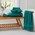 thumbnail image 5 of RIVERSIDE 8 Piece Towel Set, Soft Absorbent Cotton Towels for Home & Spa - Teal, 5 of 9