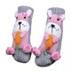 thumbnail image 2 of Calcetines de animales, regalos de año , antideslizantes, novedosos, calcetines gruesos de tubo medio para dormitorio Conejito gris, 2 of 10