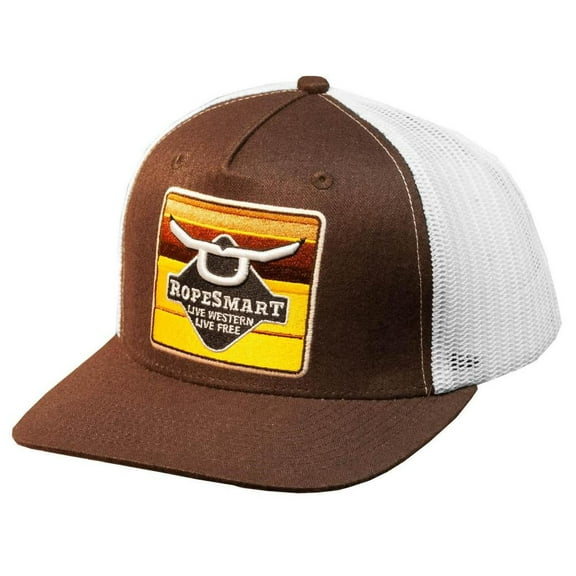 RopeSmart Serape Diamond Brown Patch Cap