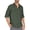 Army Green, variant on Mens Work Shirts Long Sleeve Hiking Fishing Shirt Quick Dry Tops Convertible Men Short Sleeve Button Down Shirts Khaki With Mesh Line