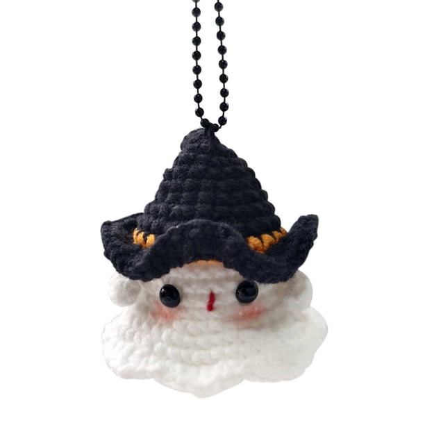 Bolsas de Regalo de Otoño Pequeño Fantasma Hecho a Mano Lindo Llavero Bolso Colgante de Coche Colgante Regalo Lindo Llavero para las Llaves Del Coche
