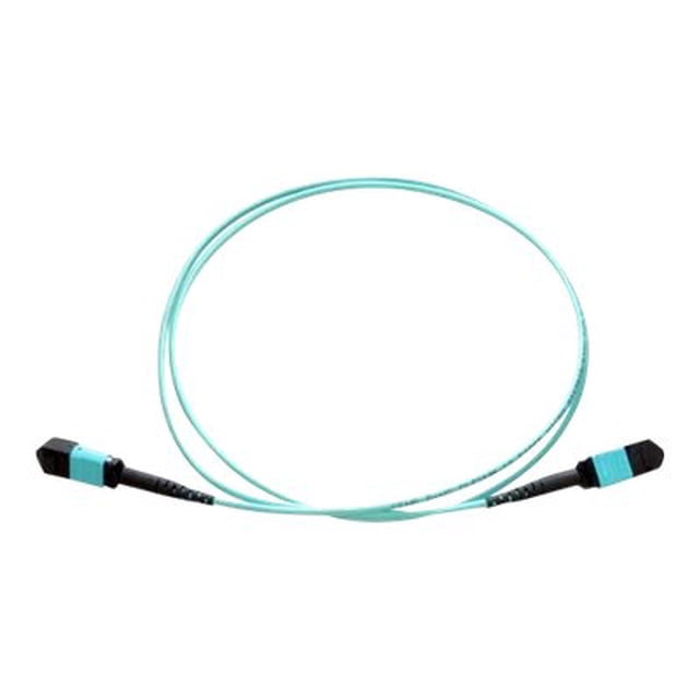 Axiom AX - Network cable - MTP/MPO multi-mode (M) to MTP/MPO multi-mode (M) - 8 m - fiber optic - 50 / 125 micron - OM4 - riser - aqua