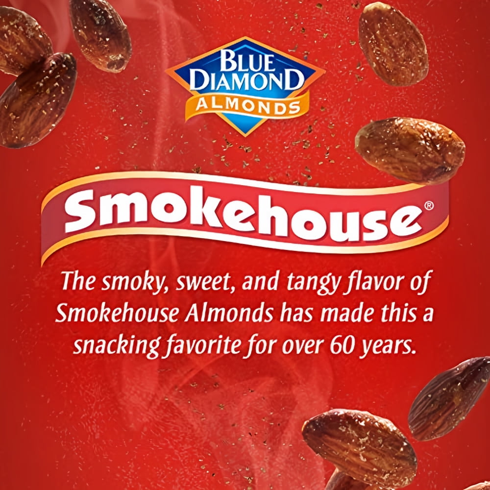 Blue Diamond Smokehouse Almonds 16 oz (Pack of 18)