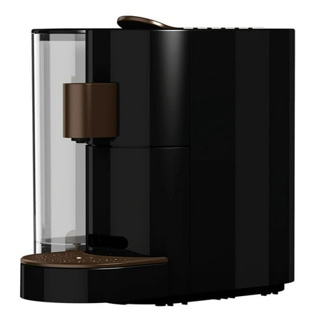 K-fee Twins II Single Serve Coffee and Espresso Machine (Black/Copper) | Starbucks Verismo* Compatible