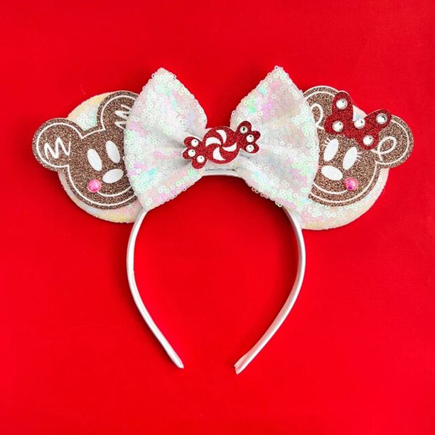Diadema con orejas de Mickey Mouse para fiesta de Festival para niños, diadema navideña de Papá Noel, accesorios para el cabello de fiesta para niños Gao Jinjia LED