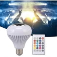 thumbnail image 5 of LED Music Light Bulb with Built in Bluetooth Speaker, Multiple Color APP Dual Control Smart Bulb, 12, 5 of 5