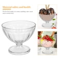 thumbnail image 2 of Raindrops Dessert Bowls PC Footed Modern Design for Birthday Party 3Set 4.05X4.05X3.14in, 2 of 7