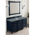 thumbnail image 3 of James Martin Furniture  60 in. Brittany Single Vanity with 3 cm Cala Blue Quartz Top, Victory Blue, 3 of 7